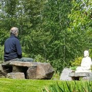 Michael with Yukteswar cropped